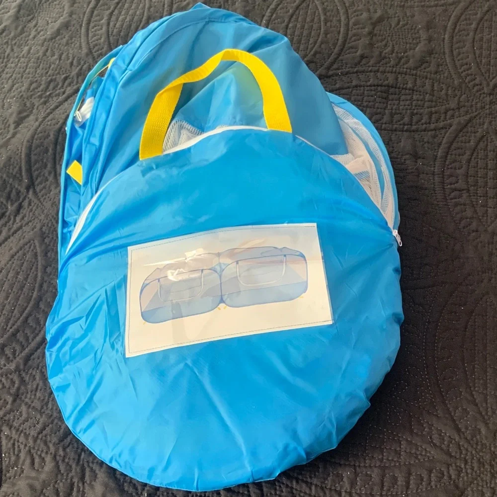Blue Foldable small animal Tent